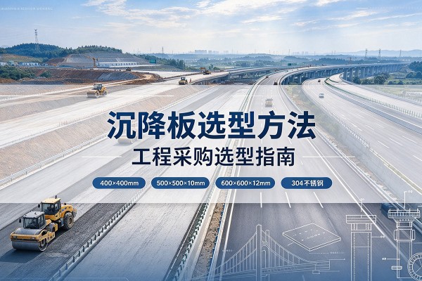 顺昌沉降板选择方法