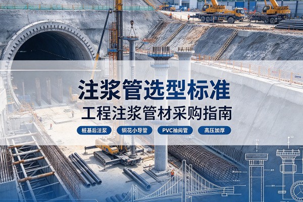 顺昌注浆管选型标准