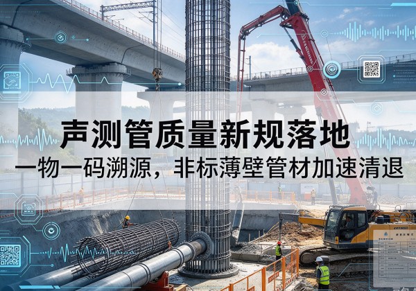 顺昌声测管质量新规落地，一物一码溯源，非标薄壁管材加速清退