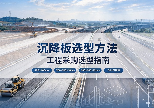 顺昌沉降板选择方法